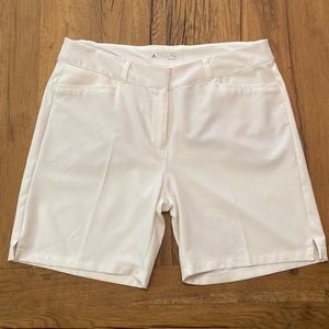 Ladies Adidas White Golf Shorts Size 12